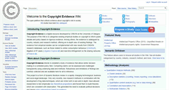 Desktop Screenshot of copyrightevidence.org